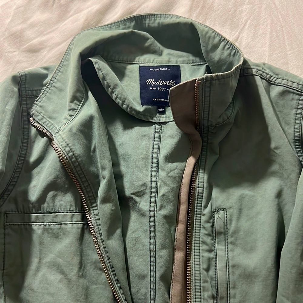 MADEWELL UTILITY Green Army Jacket